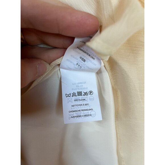 J. Crew NWT Ava Dress Champagne Silk Chiffon Sleeveless Mini Gown - Picture 11 of 14